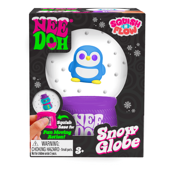 NeeDoh Squish N Flow Snow Globe - Choice TY2346